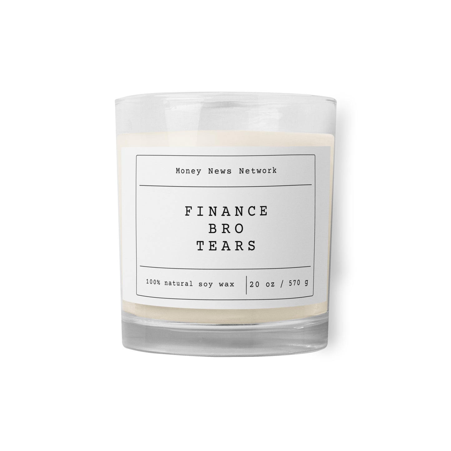 Finance Bro Tears Candle